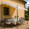 Gazebo 3x2 metri giardino acciaio ingresso bar hotel Pergola uv Promozione