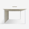 Gazebo 3,3x3,3 metri giardino bar veranda mercato pagoda Antigua uv