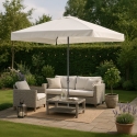 Ombrellone giardino 3x2 alluminio rettangolare palo centrale bar hotel Eden Catalogo