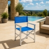 2 Sedie spiaggia mare pieghevole portatile alluminio textilene Regista Gold Scelta