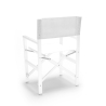 Sedia spiaggia mare pieghevole alluminio textilene bianco Regista Gold White Scelta