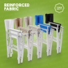 4 Sedie spiaggia mare pieghevole portatile alluminio textilene Regista Gold 