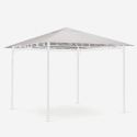 Gazebo 3x3 metri giardino acciaio antivento Style uv Catalogo