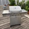 Barbecue a gas 4 fuochi in acciaio inox Texas Vendita