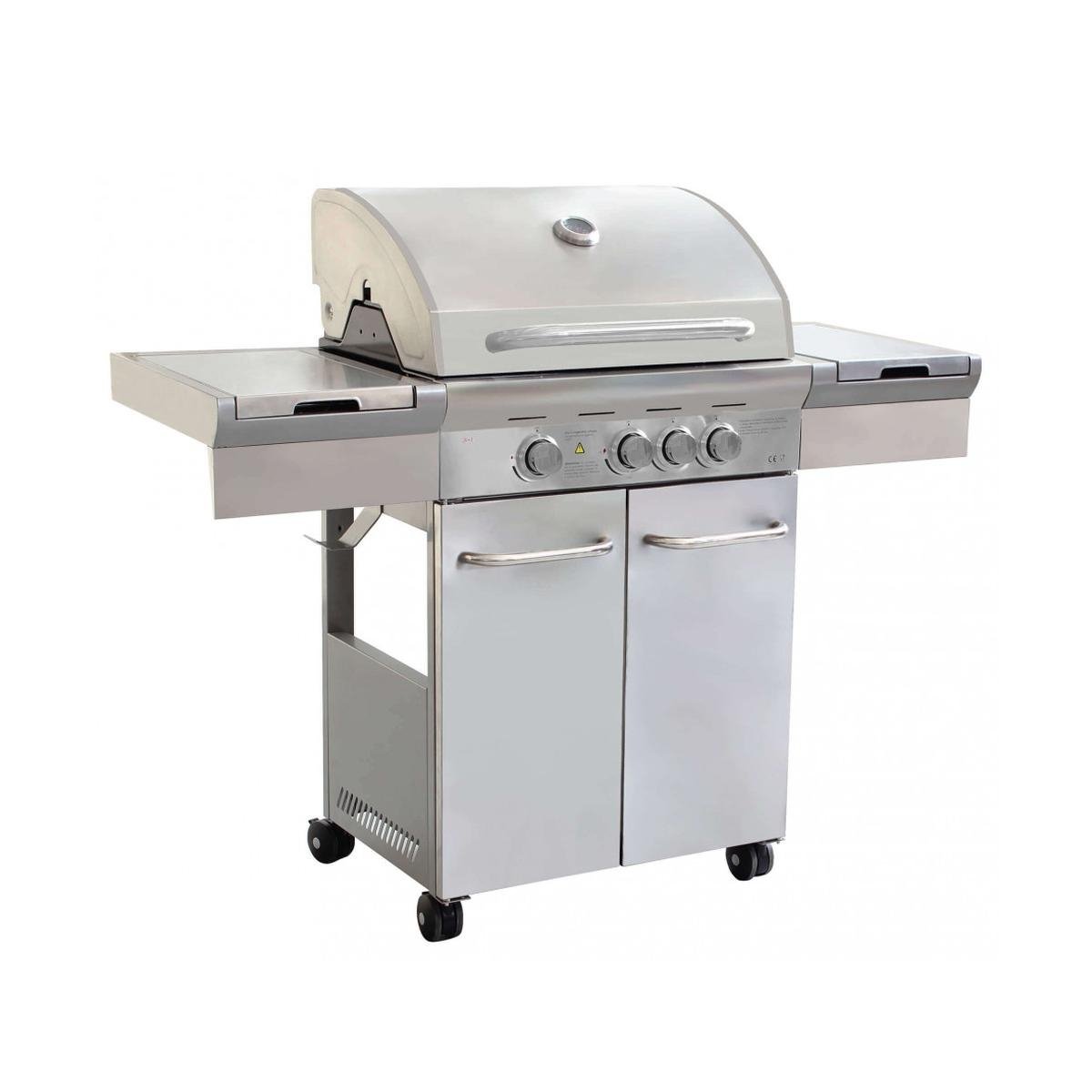 Barbecue a gas 4 fuochi in acciaio inox Texas Promozione Barbecue a gas 4 fuochi in acciaio inox Texas Promozione