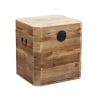 Baule contenitore in legno 52x48x55cm Irving Vendita