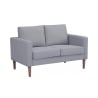 Divano 2 posti moderno in cotone 137x73x82cm Ramsey Prezzo