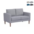 Divano 2 posti moderno in cotone 137x73x82cm Ramsey Promozione