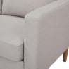 Divano 3 posti moderno con gambe effetto legno Ramsey Prezzo