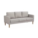 Divano 3 posti moderno con gambe effetto legno Ramsey Misure
