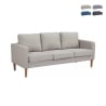 Divano 3 posti moderno con gambe effetto legno Ramsey Promozione