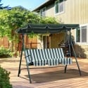 Dondolo da giardino con cuscini sfoderabili Green Vendita