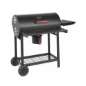 Barbecue a carbonella in acciaio ruote coperchio 2 griglie Tennessee Saldi