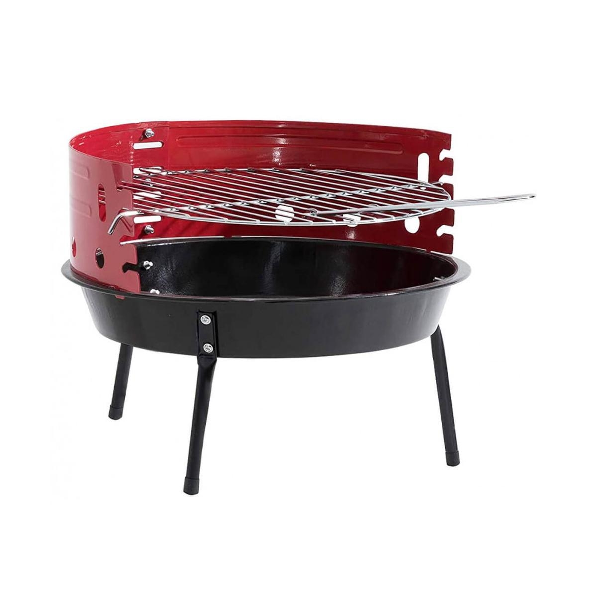 Barbecue a carbonella portatile rotondo griglia Ø36cm Camping