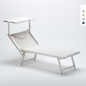 Lettino spiaggia mare prendisole professionale alluminio Italia