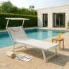 Lettino spiaggia mare prendisole professionale alluminio Italia