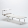 20 Lettini spiaggia mare prendisole in alluminio Italia stock 