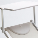 20 Lettini spiaggia mare prendisole in alluminio Italia stock 