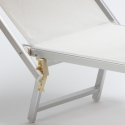 20 Lettini spiaggia mare prendisole in alluminio Italia stock 