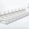 20 Lettini spiaggia mare prendisole in alluminio Italia stock Scelta