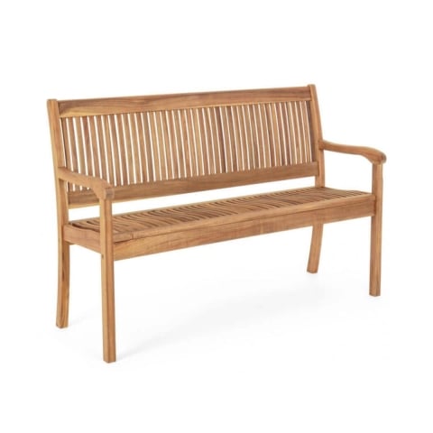 Panca da giardino 2 posti in legno di acacia Matara Promozione