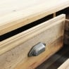 Cassettiera in legno naturale per camera da letto 5 cassetti Farley Sconti