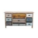 Mobile cassettiera in legno shabby chic Denny Modello