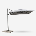 Ombrellone giardino 2.5 metri quadrato braccio alluminio bar hotel Paradise Acquisto