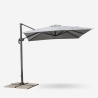 Ombrellone giardino 2.5 metri quadrato braccio alluminio bar hotel Paradise Acquisto
