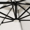Ombrellone giardino anti uv con Luce Solare Led quadrato 3x3m braccio alluminio Paradise Scelta