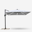 Ombrellone giardino anti uv con Luce Solare Led quadrato 3x3m braccio alluminio Paradise Catalogo