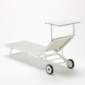 Stock 20 Lettini Mare Spiaggia Prendisole Con Ruote Piscina Alabama 