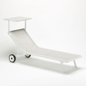 Stock 20 Lettini Mare Spiaggia Prendisole Con Ruote Piscina Alabama 