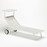 Stock 20 Lettini Mare Spiaggia Prendisole Con Ruote Piscina Alabama 