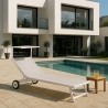 Stock 20 Lettini Mare Spiaggia Prendisole Con Ruote Piscina Alabama Offerta