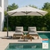 Ombrellone giardino 3x3 braccio alluminio quadrato Paradise