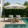 Ombrellone giardino 3x3 braccio alluminio quadrato Paradise