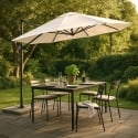 Ombrellone giardino 3 metri braccio decentrato alluminio Paradise Saldi