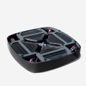 Ombrellone giardino anti uv 3,5x3,5m quadrato braccio alluminio Copenaghen 