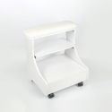 Poggiapiedi pedicure estetica con cuscino cassetto e 4 ruote Kaekoon Misure