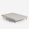 Divano letto soggiorno 2 posti stile scandinavo tessuto Elettra Sconti