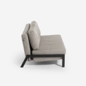 Divano letto 2 posti moderno design tessuto soggiorno Bellamy Offerta
