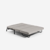Divano letto 2 posti moderno design tessuto soggiorno Bellamy Sconti