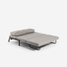 Divano letto 2 posti moderno design tessuto soggiorno Bellamy Saldi