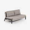 Divano letto 2 posti moderno design tessuto soggiorno Bellamy Stock