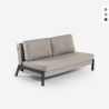 Divano letto 2 posti moderno design tessuto soggiorno Bellamy Promozione