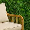 Siepe artificiale 50x50cm pianta felce finta 3D giardino balcone Pritus Offerta