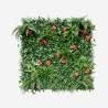 Siepe artificiale sempreverde 100x100cm piante 3D giardino Lemox Promozione