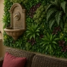 Siepe artificiale realistica 100x100cm piante 3D esterno giardino Ilex Offerta