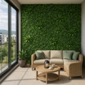 Siepe artificiale realistica pannello 3D giardino 100x100cm Farnuk Vendita